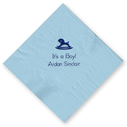 Happy Horsie Foil-Stamped Napkins