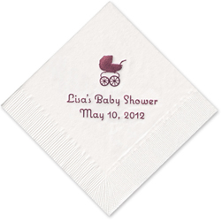 5th Avenue Pram Foil-Stamped Napkins 5th Avenue Pram Foil-Stamped Napkins