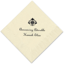 Fancy Flourish Foil-Stamped Napkins Fancy Flourish Foil-Stamped Napkins