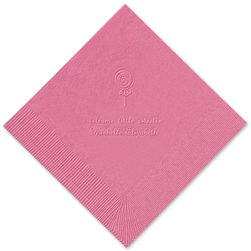 Lollipop Embossed Napkins