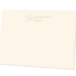 Embossed Logo Correspondence Cards Embossed Logo Correspondence Cards