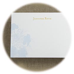 Blue Botanical Cards