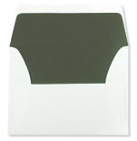 Accessory Hunter Green Lined Envelope Accessory Hunter Green Lined Envelope