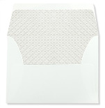 French Lattice Lined Envelope French Lattice Lined Envelope