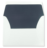 Announcement Navy Lining Envelopes
