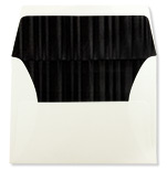 Black Taffeta Announcement Envelope