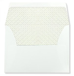 Announcement French Lattice Lining Envelopes