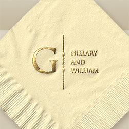 Tribute Foil Stamped Napkins