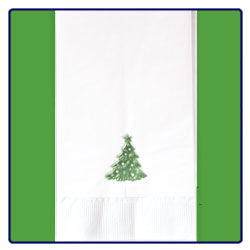 Christmas Tree Guest Towels