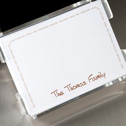 Family Arch Reminders with CrystalClear Holder