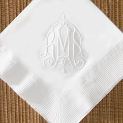 Whitlock Monogram Napkins