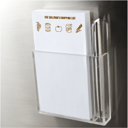 Shopping List Fridge Mates with Magnetic Holder