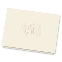 Traditional Monogram Note