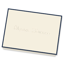 Embossed Anthony Note
