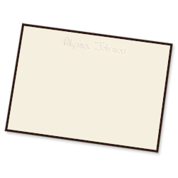 Anthony Embossed Card