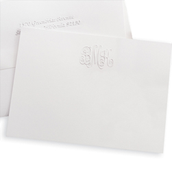 Classic Monogram Card