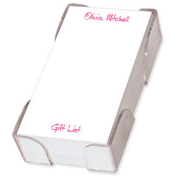 Family List Sheets with CrystalClear Holder