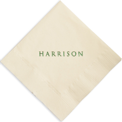 Trajan Foil Stamped Napkins