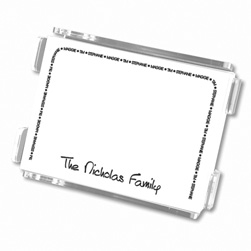 Family Arch Reminders with CrystalClear Holder