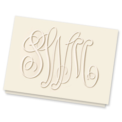 Large Monogram Note