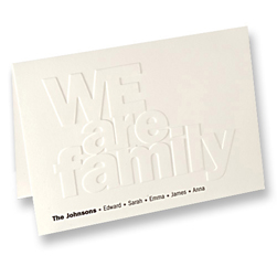 WE are family Notes