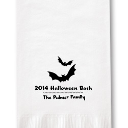 Bats Foil-Stamped Guest Towels