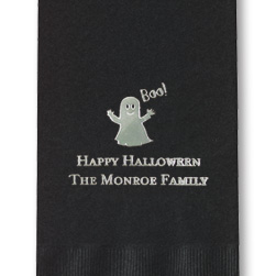 Ghost Foil-Stamped Guest Towels