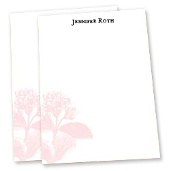 Pink Botanicals Letter Sheets