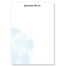 Blue Botanicals Letter Sheets