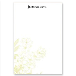 Green Botanicals Letter Sheets
