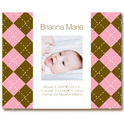 Styln Diva Birth Announcement Cards