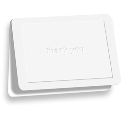 White Thank You Notes White Thank You Notes