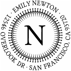 Brookdale Personalized Stamper