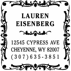Bouquet Personalized Stamper