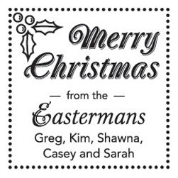 Holly Personalized Stamper