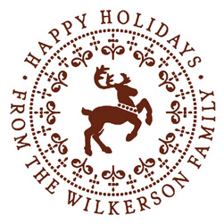 Reindeer Personalized Stamper