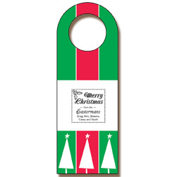 Merry Christmas Wine Tags