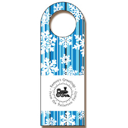 Evening Snowffall Wine Tags
