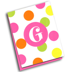 Summer Dots Note Cards