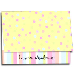 Pastel Dots Note Cards