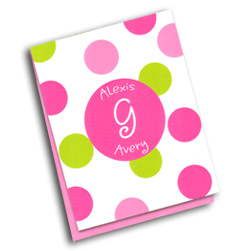 Preppy Dots Note Cards