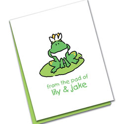 Garret The Frog Note Cards