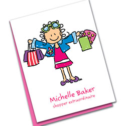Shopper Jane Note Cards