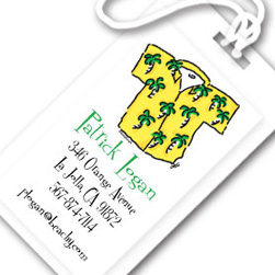 Beach Bum Luggage Tags