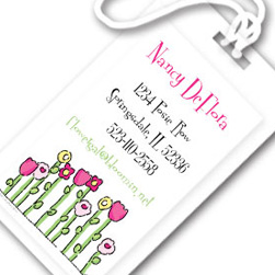 Petal Pushers Luggage Tags