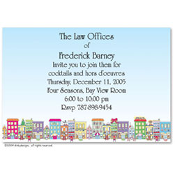 City Sidewalks Invitation Cards