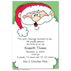 Jolly ol St. Nick Invitation Cards