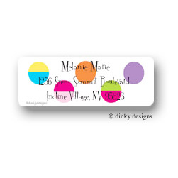 Hot Dots Return Address Labels