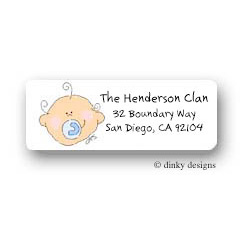 Baby Boy Return Address Labels