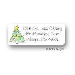 Spruced Up Return Address Labels